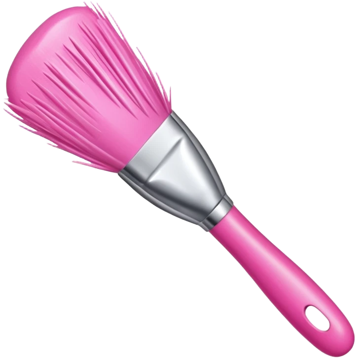 Rinse pink makeup brush emoji
