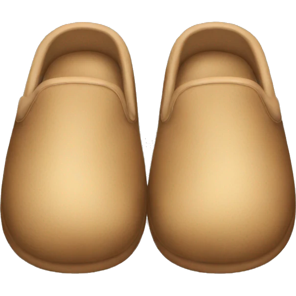 Light brown slippers  emoji