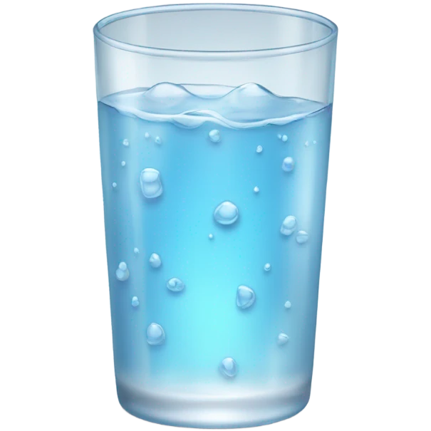 cold glass of water emoji