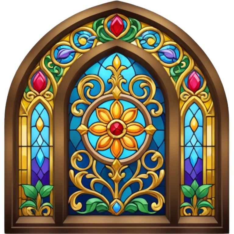 Stained glass window emoji