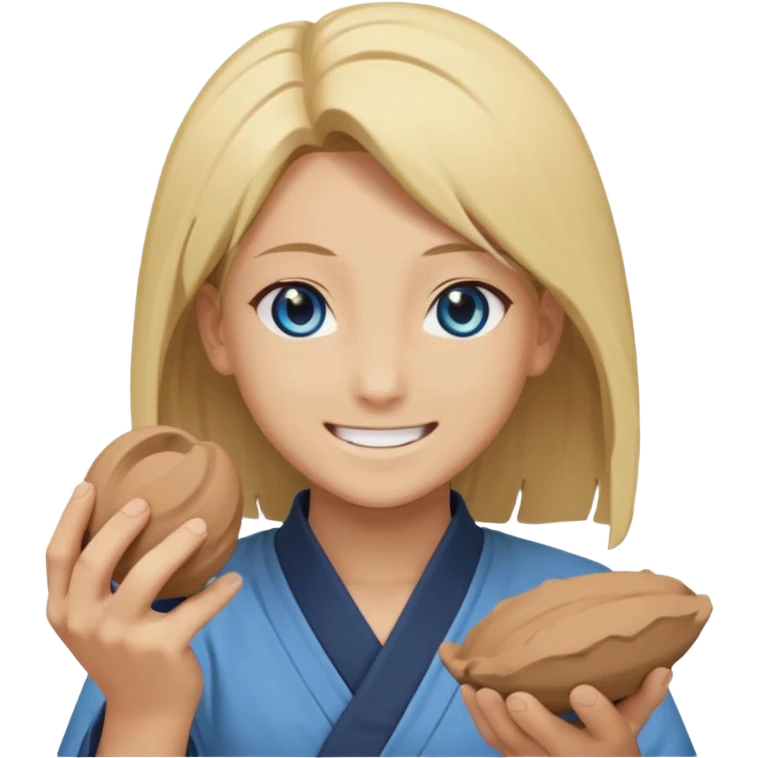 Can you create an emote for me referencing the character Deidara from the Naruto series emoji