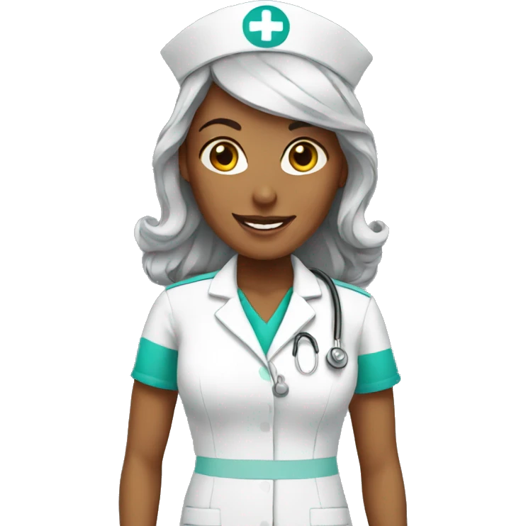 beautiful nurse emoji