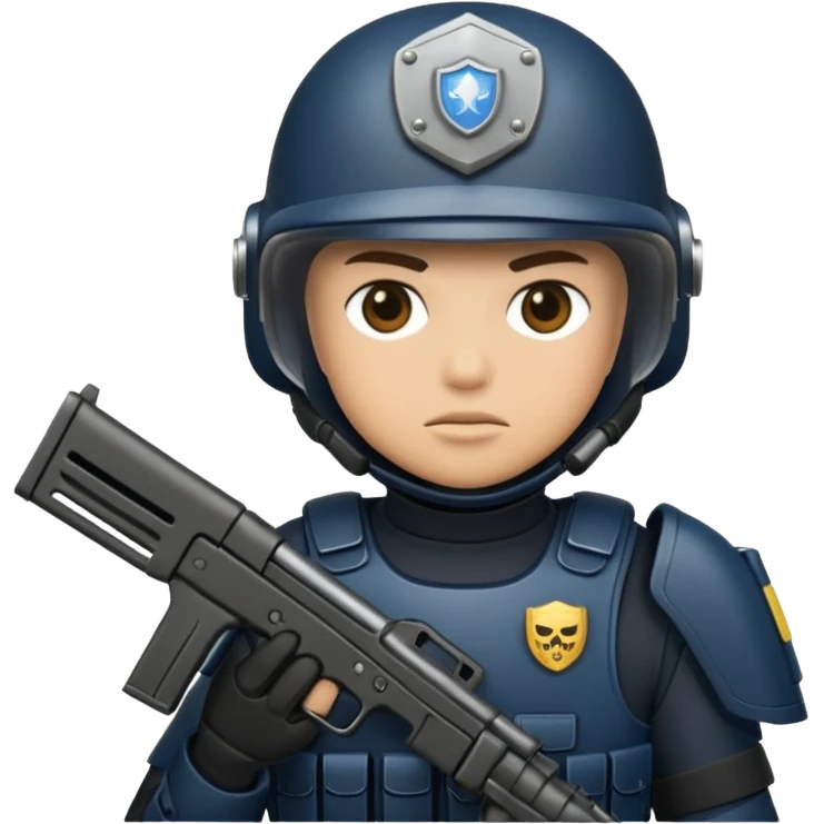riot police emoji