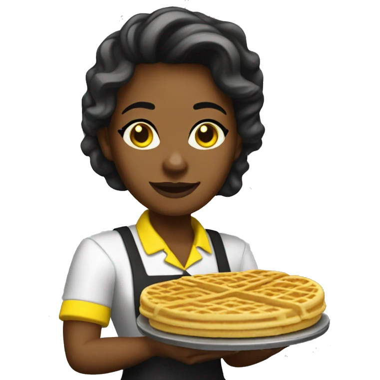 Waffle House waitress  emoji