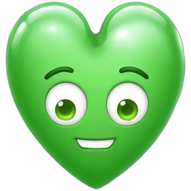 coeur vert d eau emoji