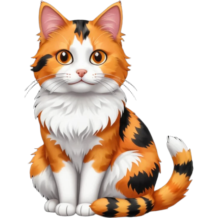 GATA TRES COLORES emoji