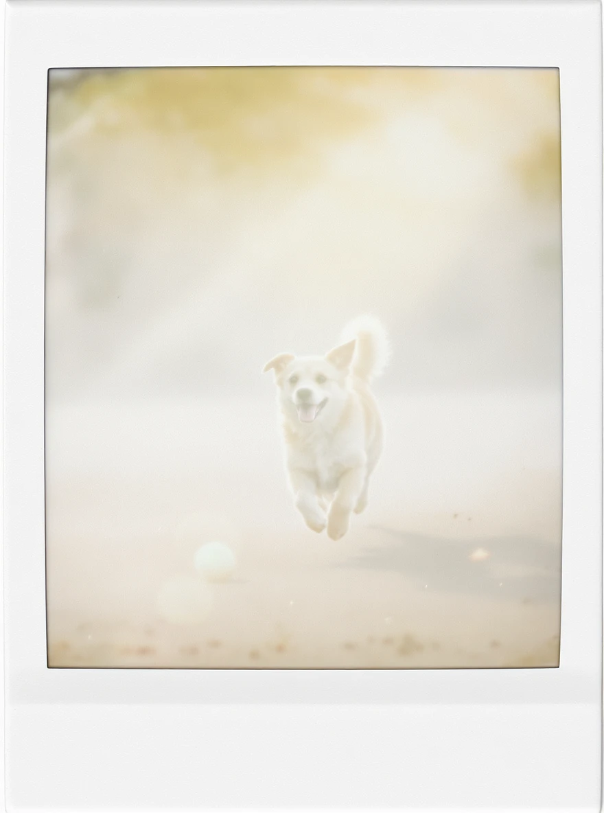 happy dog running after ball emoji
