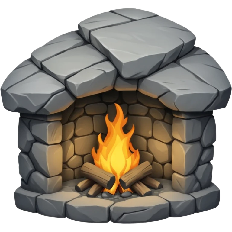Rock hearth emoji