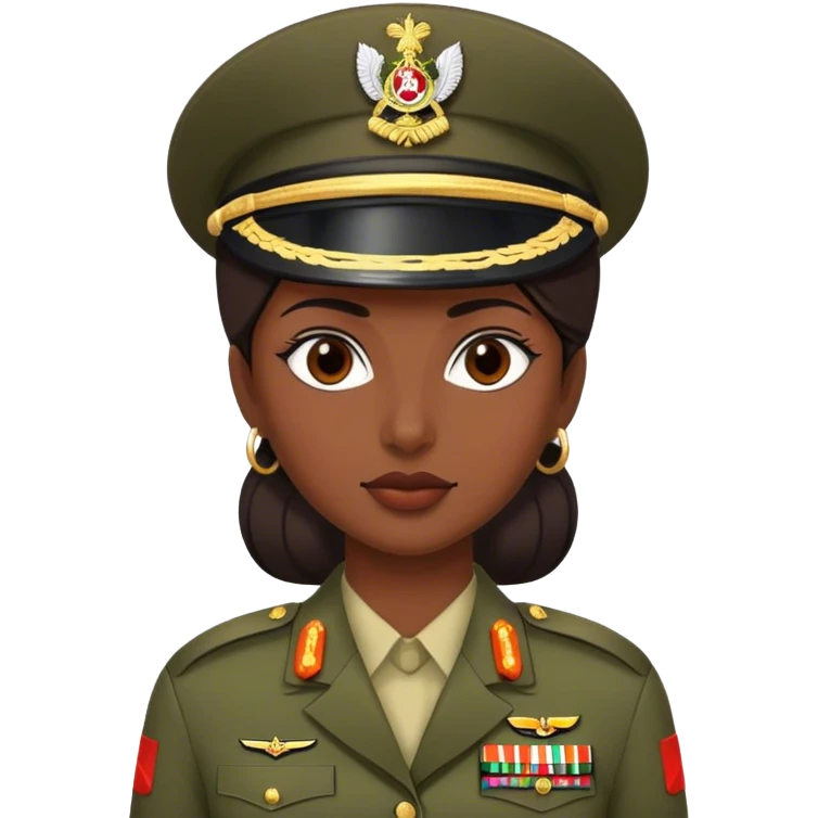 women in indian army emoji