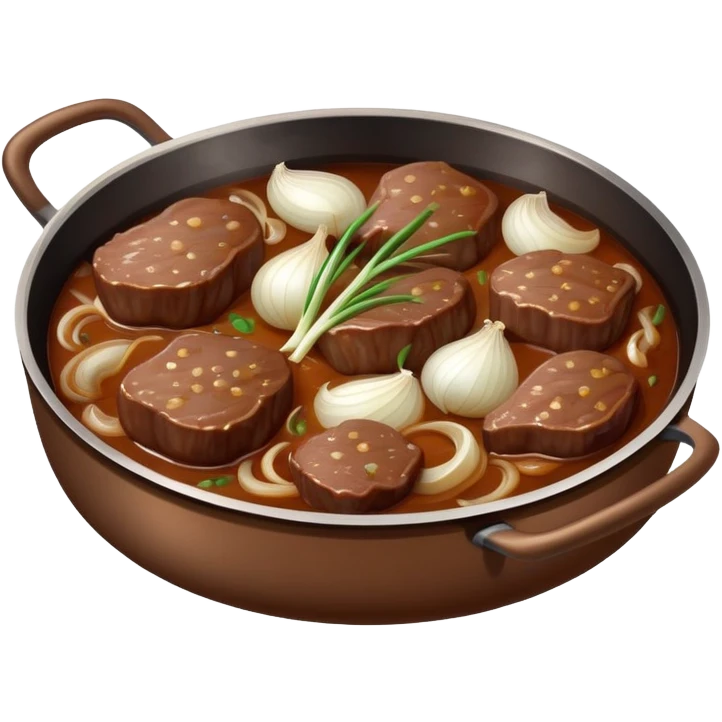 Beef liver and onions  emoji