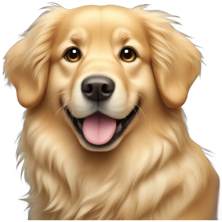 golden retriever  emoji