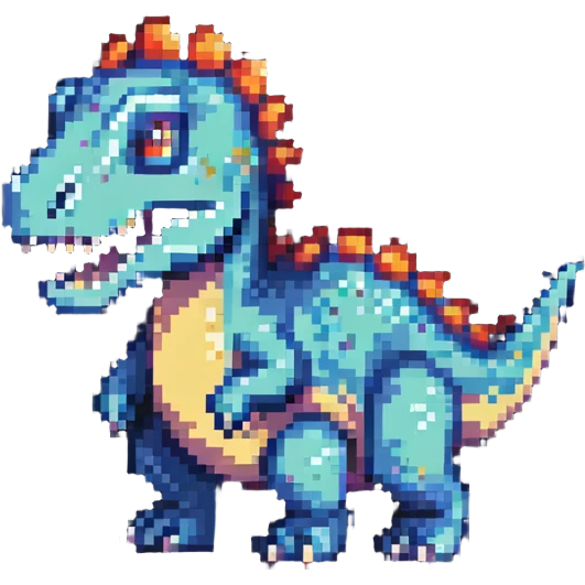 dinosaur with big toes emoji
