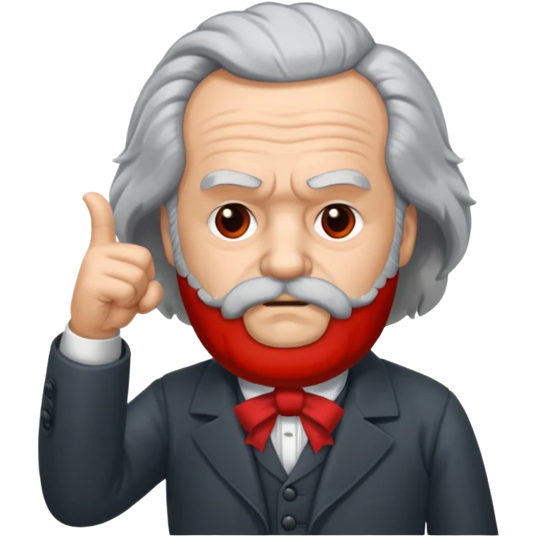 karl marx thumbs down emoji
