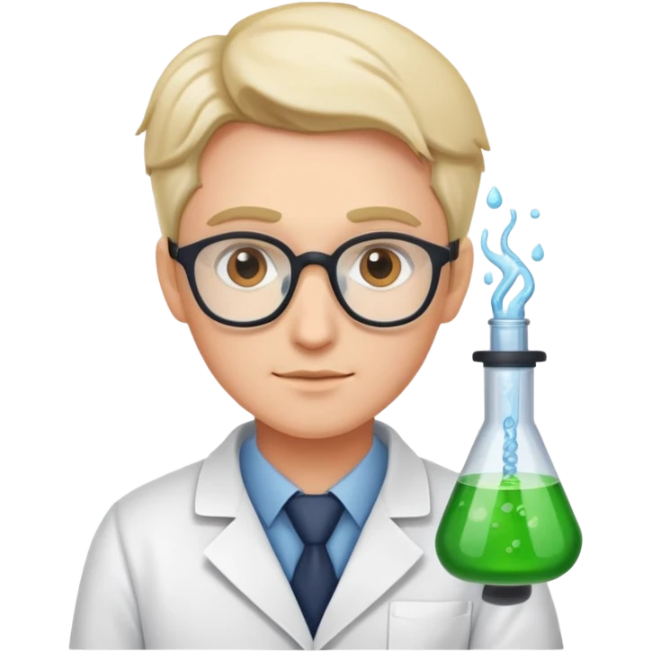 scientist realistic emoji