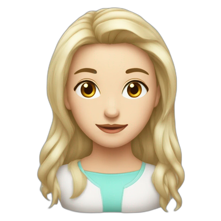 Девушка с рыжими волосами красотка emoji