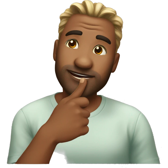 I send you a kiss on the forehead emoji