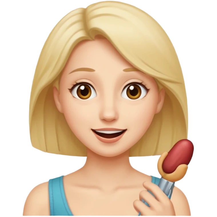 Woman suggesting a man has a small dick  emoji