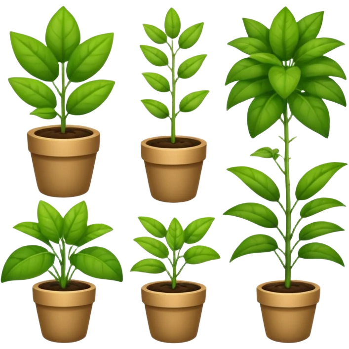 plants culture. Transparent background emoji