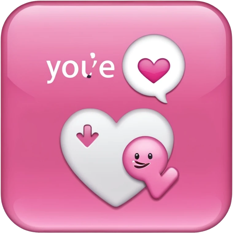 Cartel en rosa que diga “Estás muy cariñosito, ¿se desconectó la otra?  emoji
