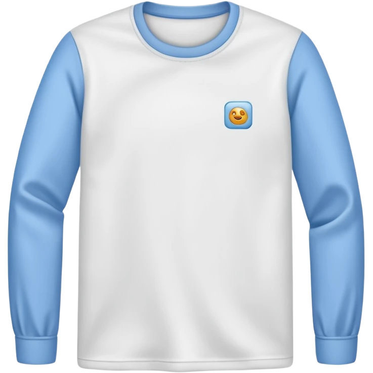 white long sleeve shirt emoji