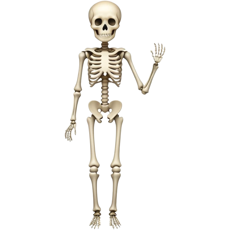 Skinny skeleton  emoji