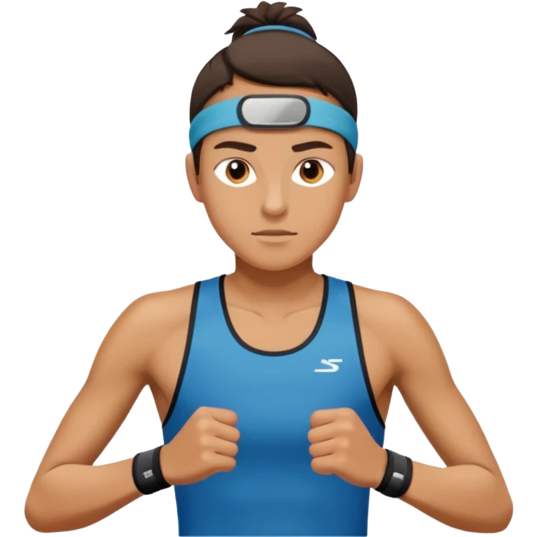 runner with seatband emoji