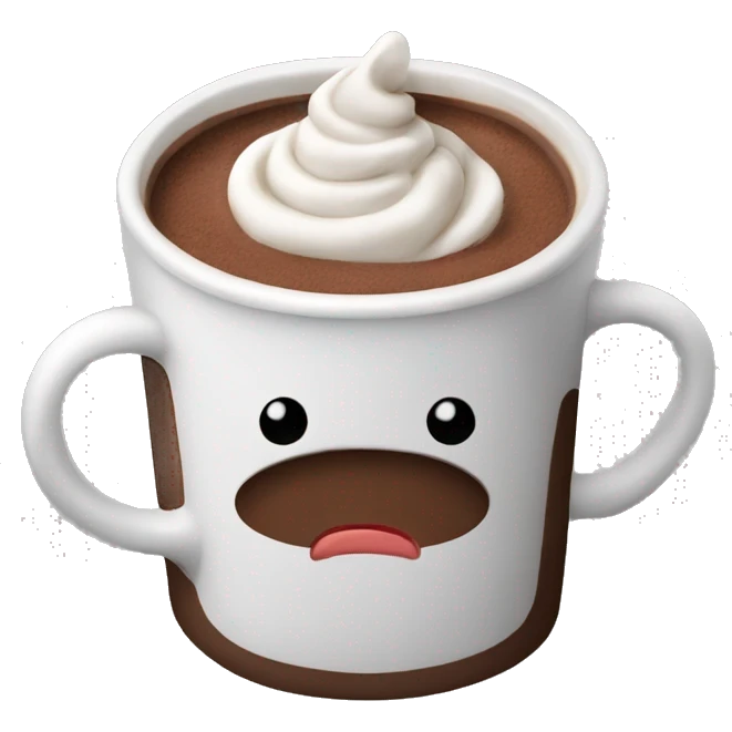 Hot chocolate emoji