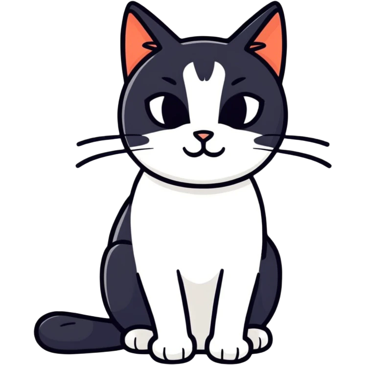 Black cat emoji