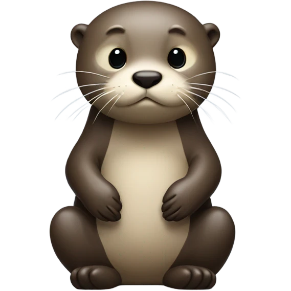 Otter being a loser emoji