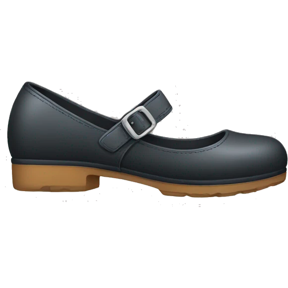 flat shoe with strap emoji
