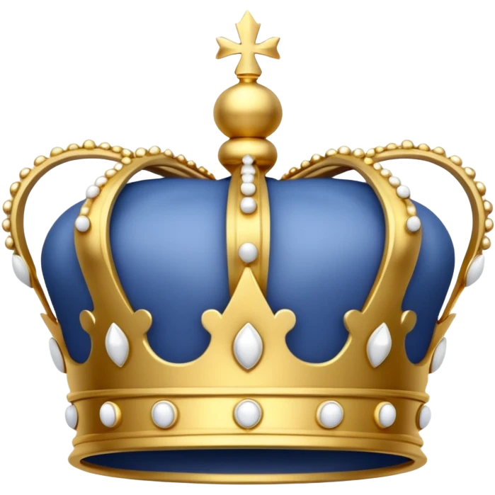 white crown emoji
