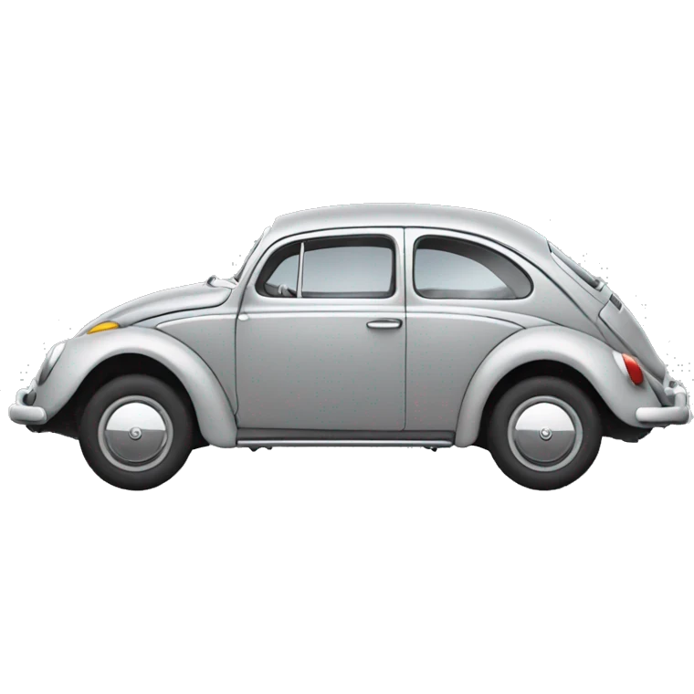 Coche TRoc de  Volkswagen gris  emoji
