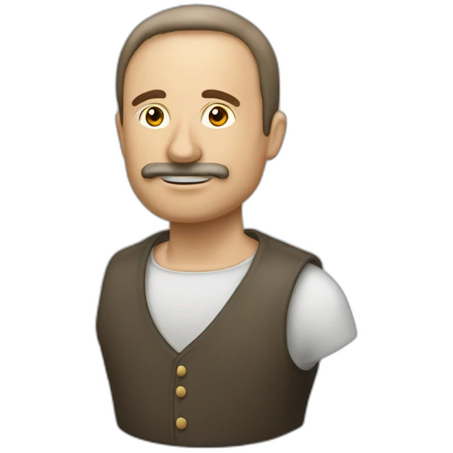 Mann von hinten mit ausgebreiteten Armen emoji
