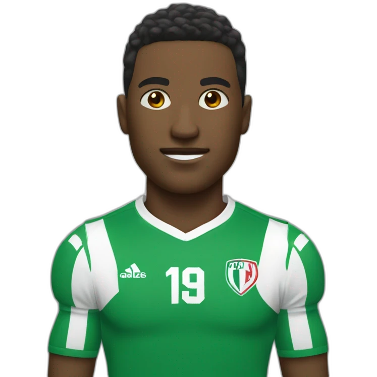 Roi qui joue au football emoji