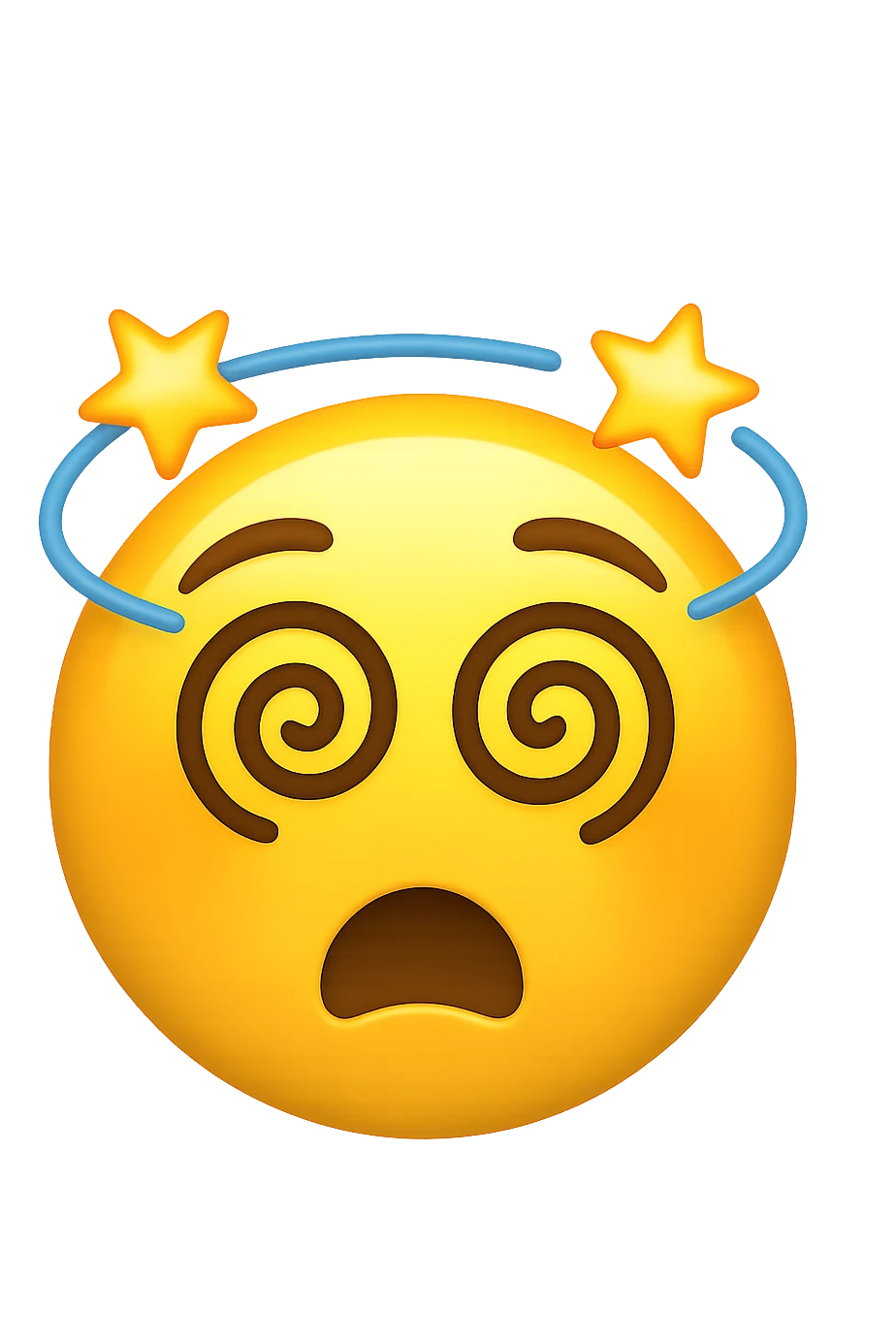 vertigini o sensazione di testa leggera emoji stile iphone emoji