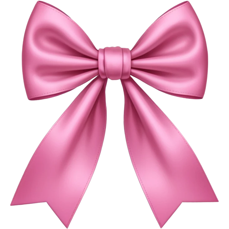 Pink bow emoji