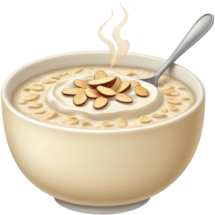A bowl of porridge emoji