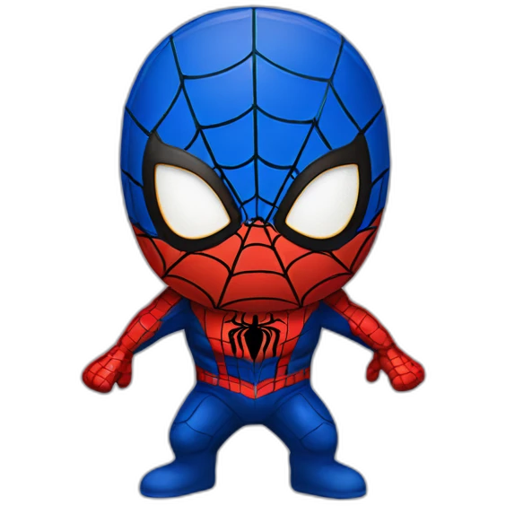 Rainbow spider-man emoji