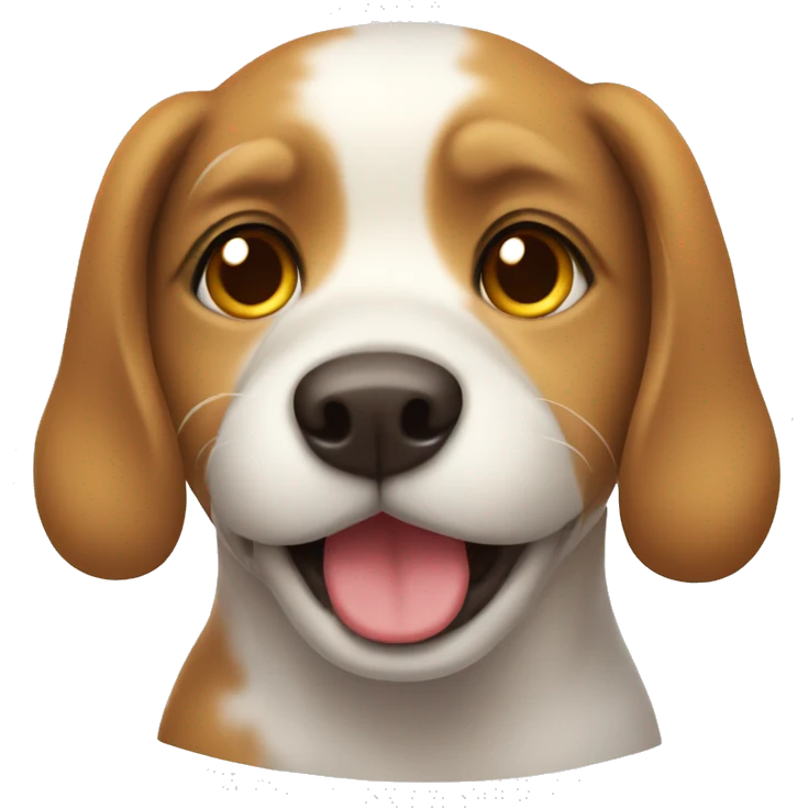 Cute dog emoji