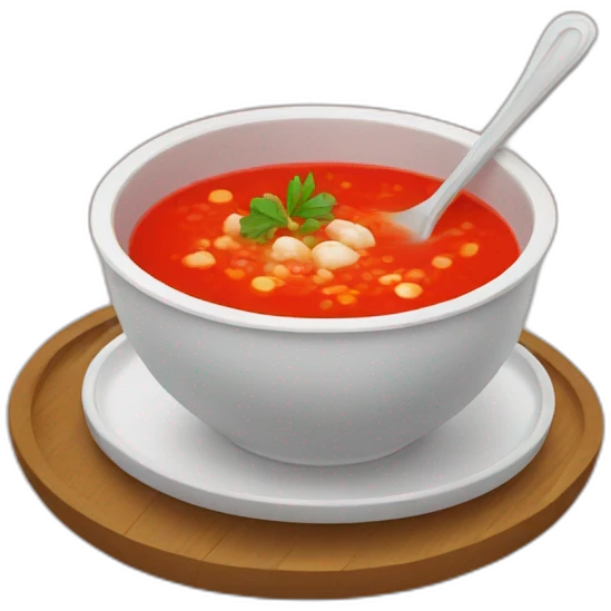 Russian red soup emoji