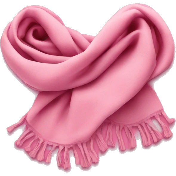 Scarf pink emoji