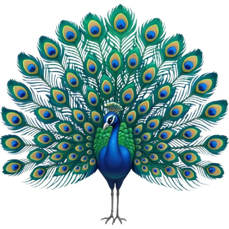 create a single peacock feather emoji emoji