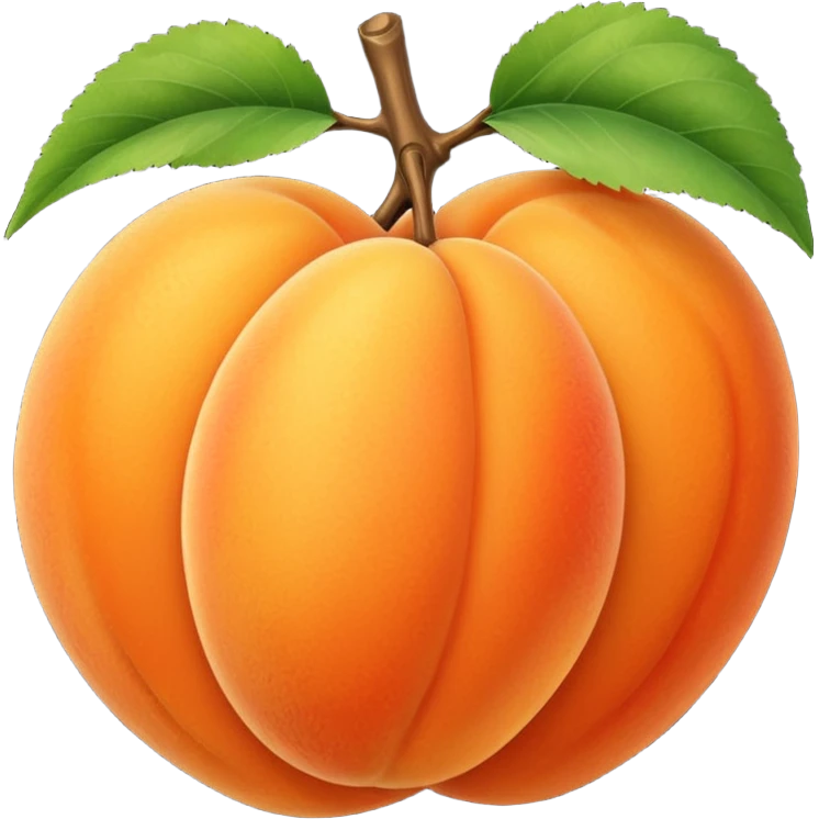 Apricot emoji