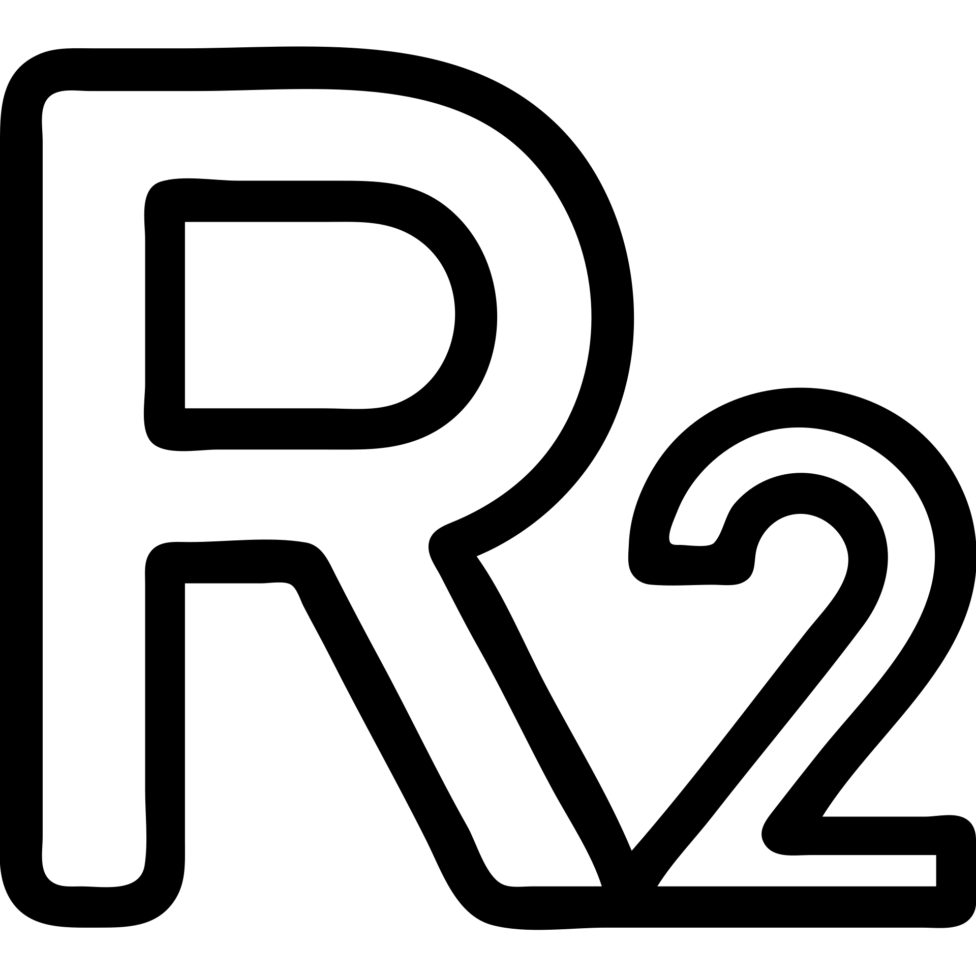 capital letter R and number 2 together, modern and minimal, suitable for an icon or logo emoji