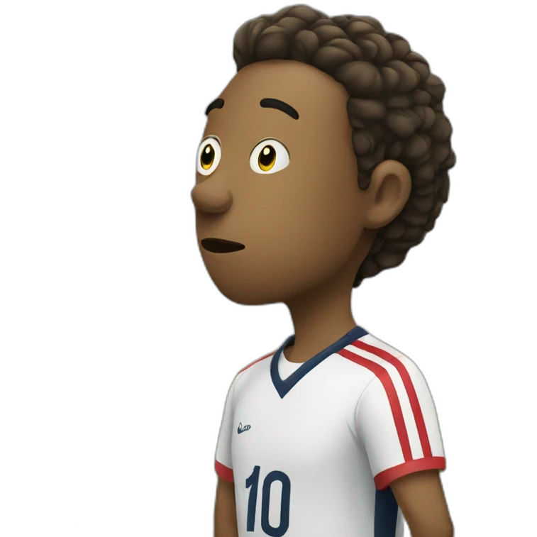 a refree of soccer whistling emoji