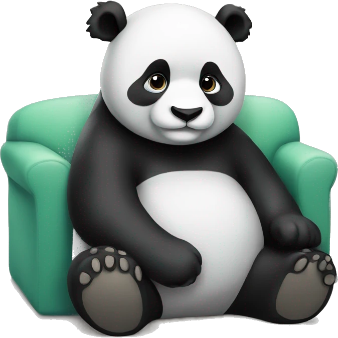 Panda chilling emoji