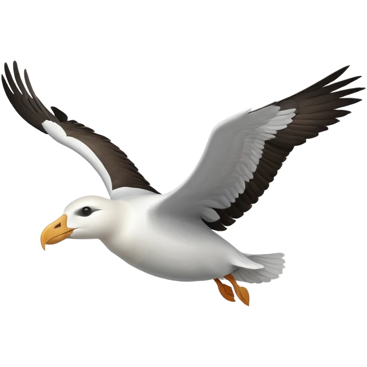 Albatross flying emoji