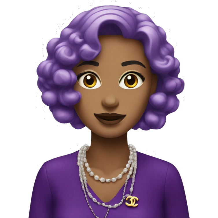 Purple Chanel  emoji