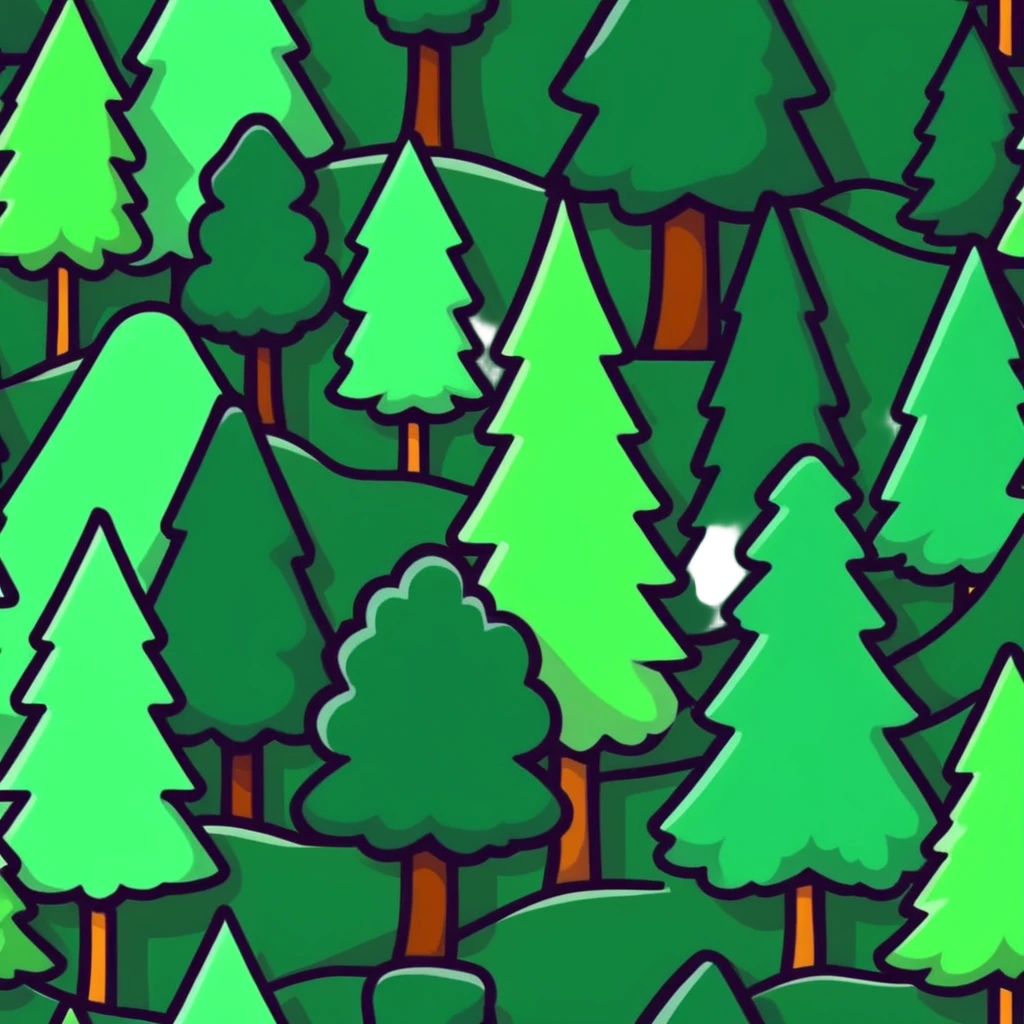 forest hunters typography emoji