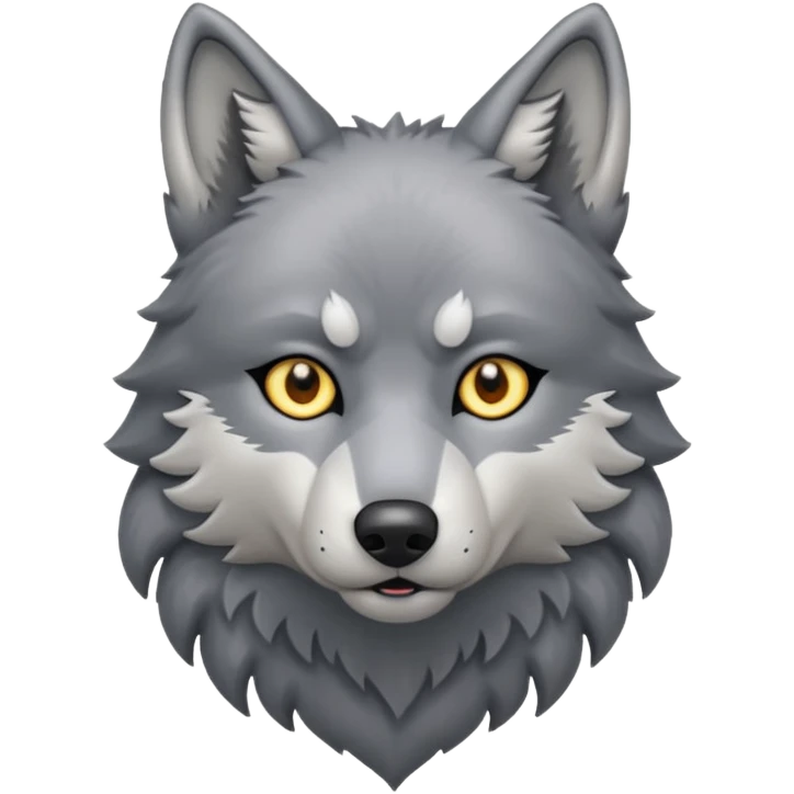 wolf full body emoji